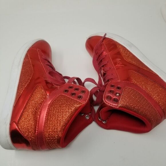 PASTRY BRIGHT RED SNEAKERS. SIZE 7 - Picture 10 of 12